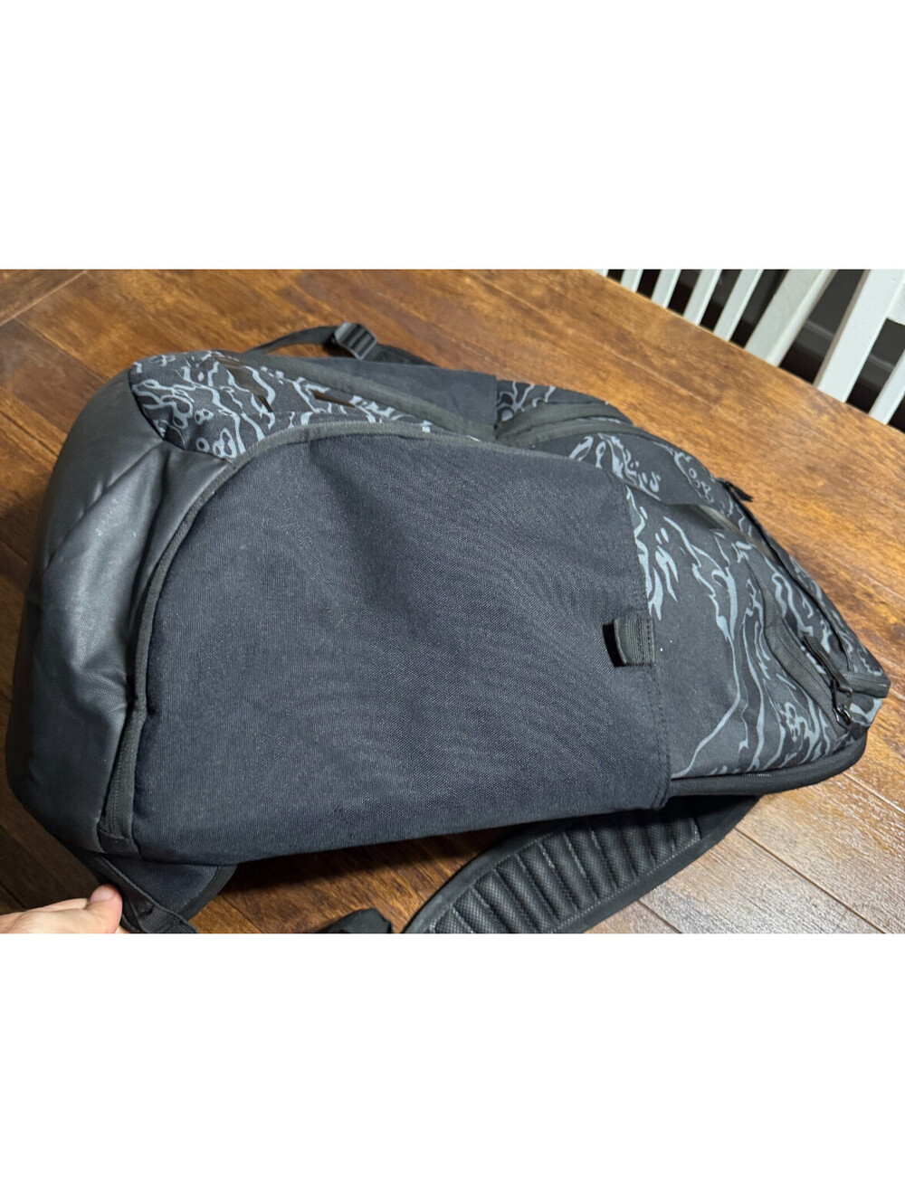 Nike Hoops Elite Pro 38L Basketball Backpack Tiger Camo Black Grey BA5555-011 - Picture 13 of 14